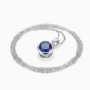 26. Round-Cut Sapphire Solitaire Pendant-1