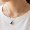 26. Round-Cut Sapphire Solitaire Pendant-3