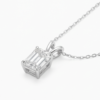 27. Emerald-Cut Diamond Solitaire Pendant-2