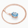 29. Oval-Cut Topaz Solitaire Pendant-1