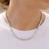 30. Classic Diamond Tennis Necklace-3