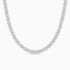 32. Bezel-Set Diamond Tennis Necklace-1