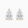 38. Pear-Cut Diamond Stud Earrings-1