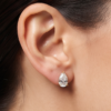 38. Pear-Cut Diamond Stud Earrings-3