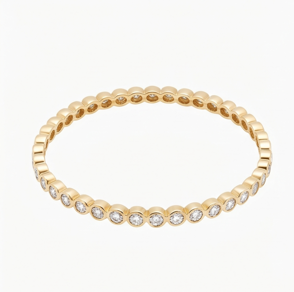 Diamond Bangle Bracelet