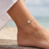 49. Solitaire Diamond Anklet-3
