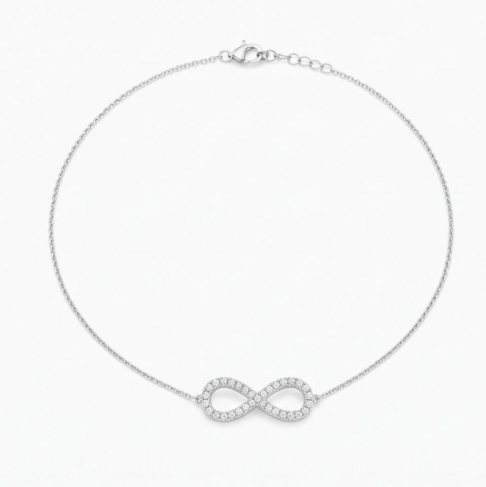 Diamond Infinity Anklet