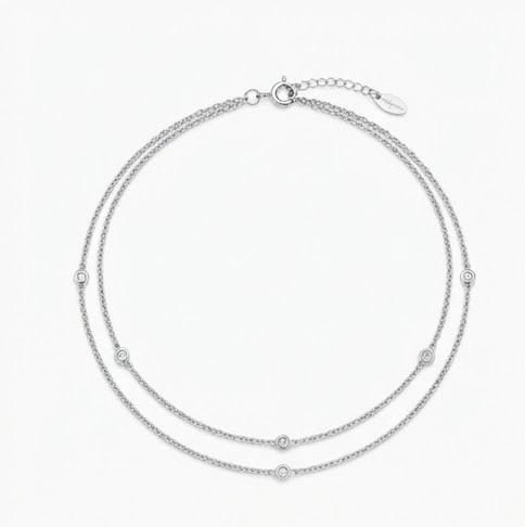 Double Layer Chain Anklet