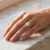 Asscher-Cut Halo Engagement Ring-3
