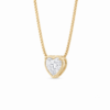 Heart-Cut Diamond Solitaire Pendant-2