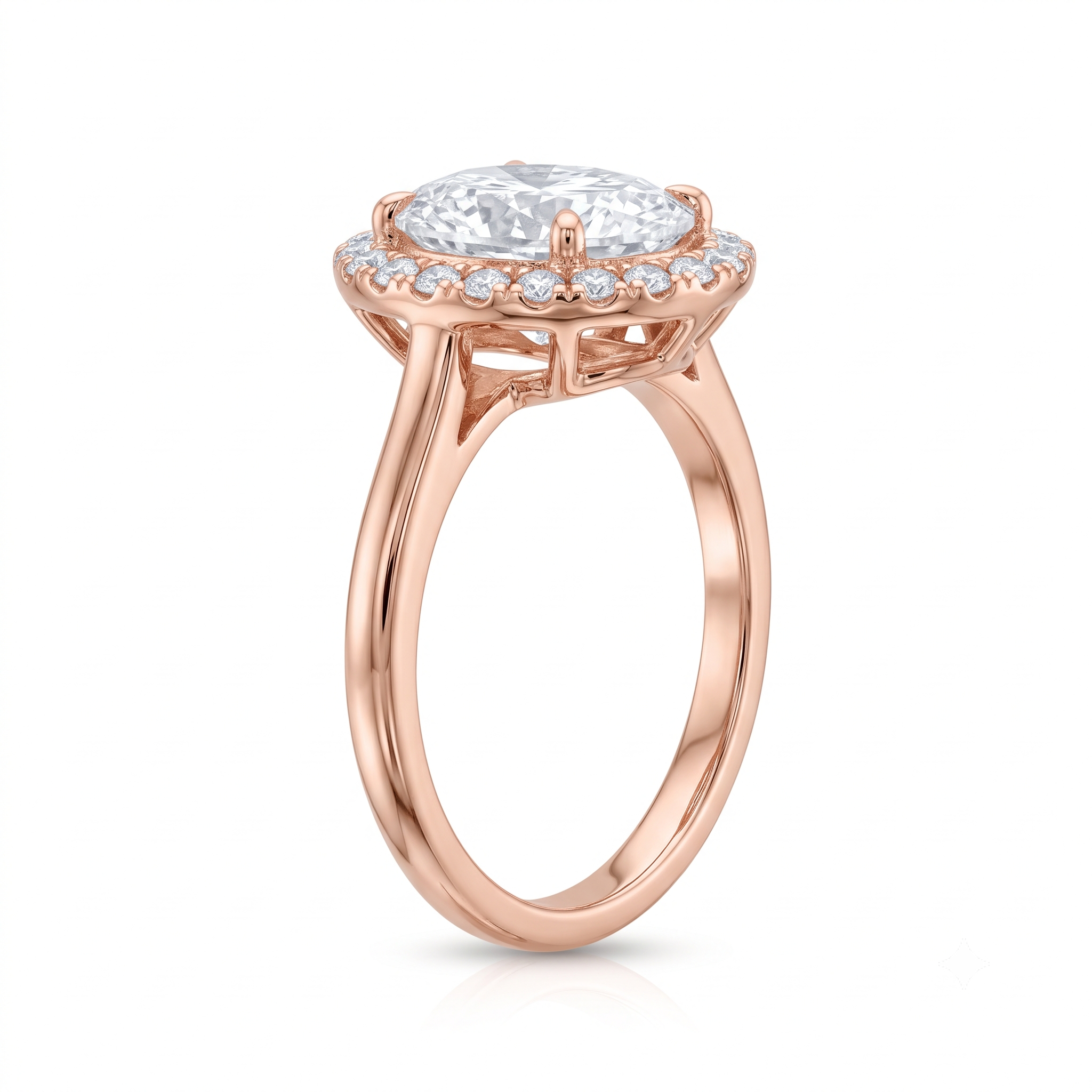 Oval-Cut Halo Engagement Ring (RNG-OVA-002)-1