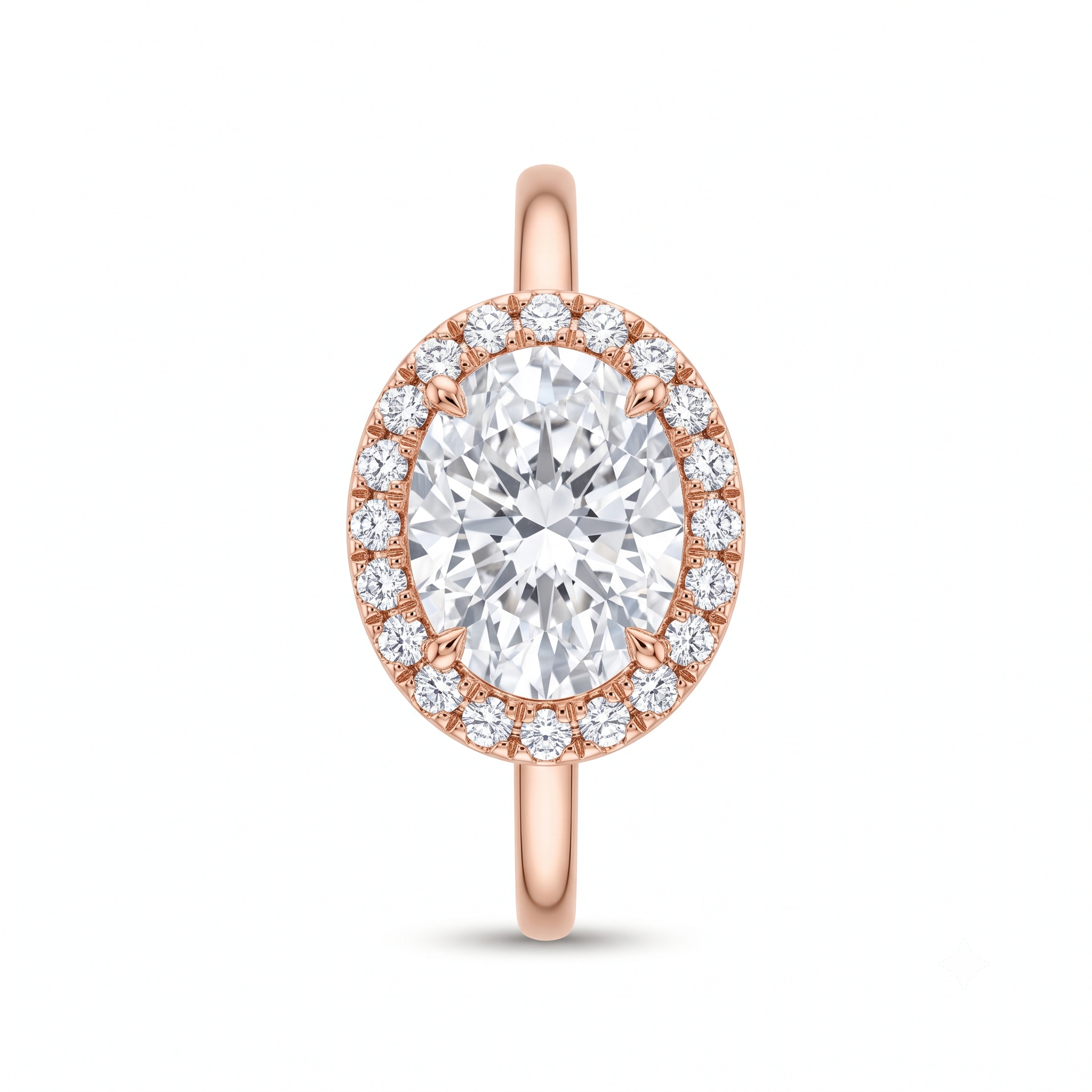 Oval-Cut Halo Engagement Ring (RNG-OVA-002)-2