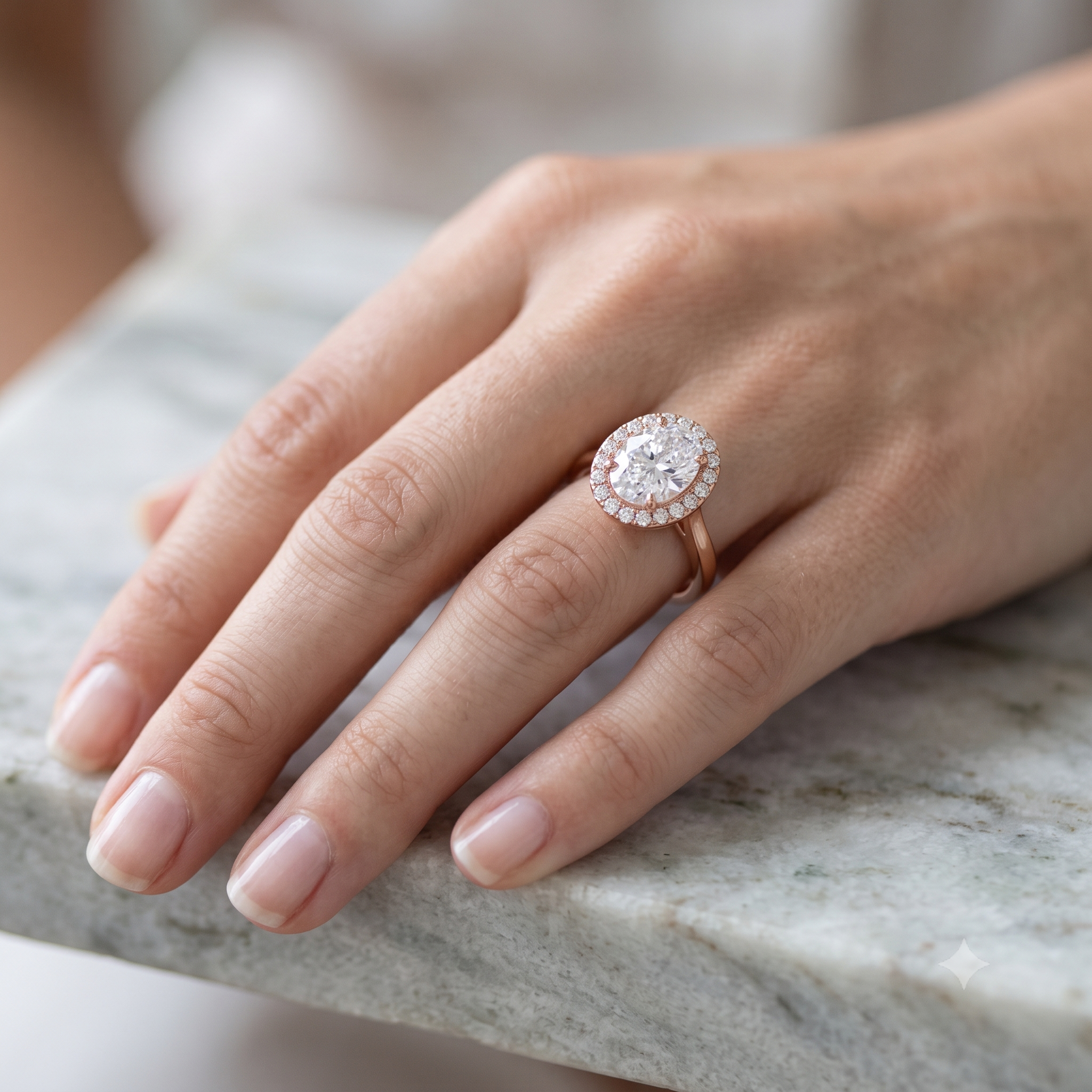 Oval-Cut Halo Engagement Ring (RNG-OVA-002)-3