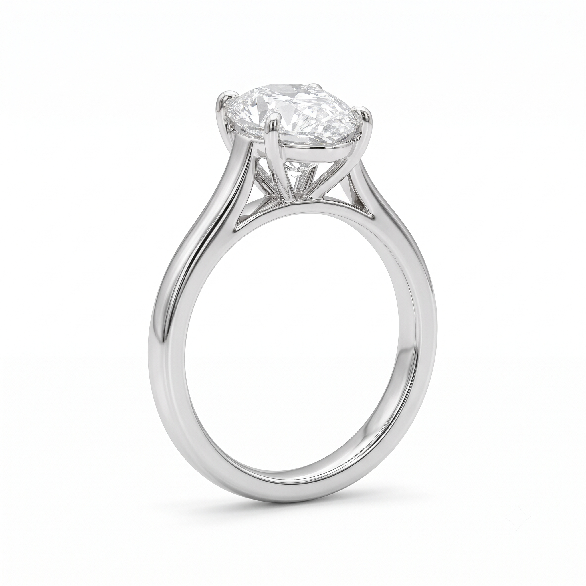 Pear-Cut Cathedral Engagement Ring (RNG-PEA-005)-2
