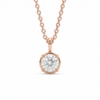 Round-Cut Diamond Solitaire Pendant-1