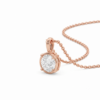 Round-Cut Diamond Solitaire Pendant-2