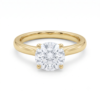 Round-Cut Solitaire Engagement Ring (RNG-ROU-001)-2